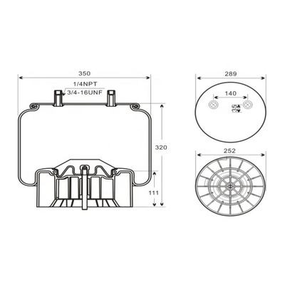 Варочные мешки W01-358-8091 Goodyear 1R14-171 сверхмощные для Hendrickson